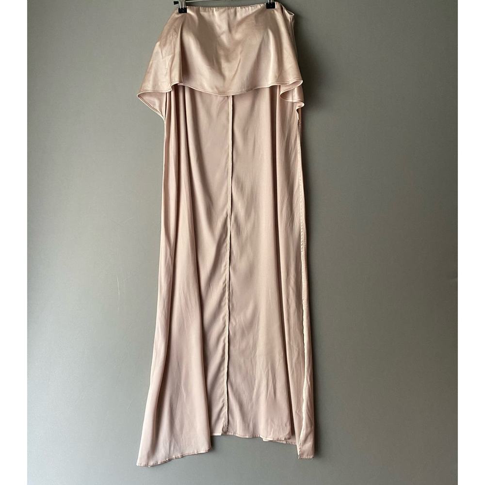 WFFS sz M‎ strapless high low crop top